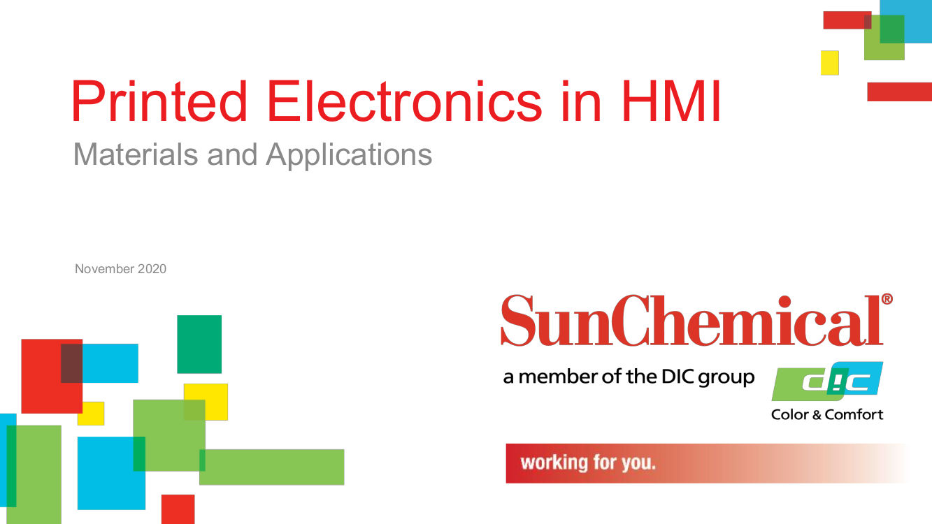 Printed Electronics in Human Machine Interface - SERVILAN